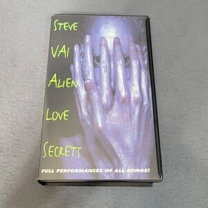 Steve Vai Alien Love Secrets VHS 1995 Full Performances All Songs HL00320032